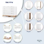 שידה טופס סגל בייבי נומינום