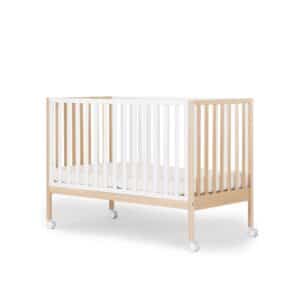 מיטת תינוק פליסיטי לבן וטבעי